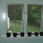 Kitchen Window Trim & Shelf