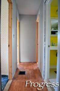 Upstairs Hall Progress Take 1