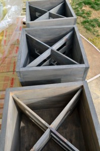 Stained Wine Crates