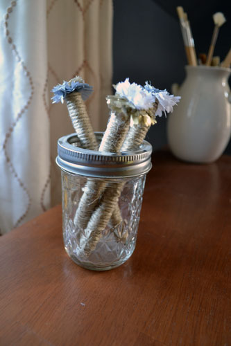 Guest Book Pens In Mason Jar