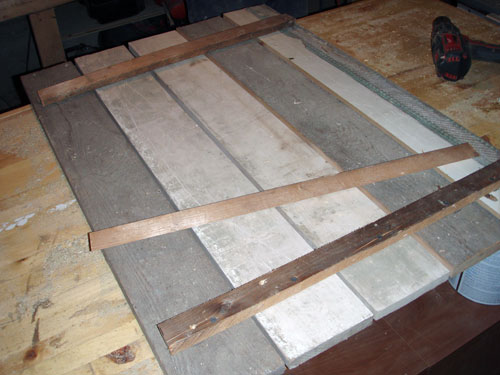 Poster Canvas From Recycled Wood