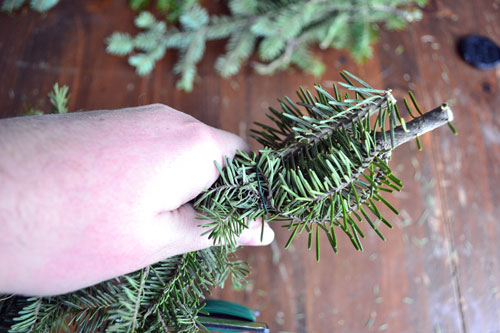 Adding Branch Bunches To Garland