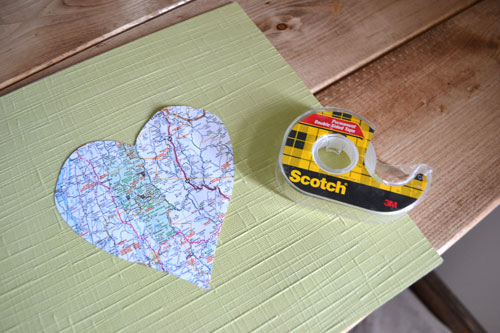 Double Sided Tape For Map Hearts
