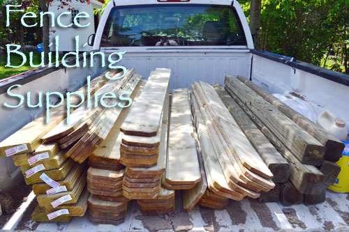 Lumber For Fence Building