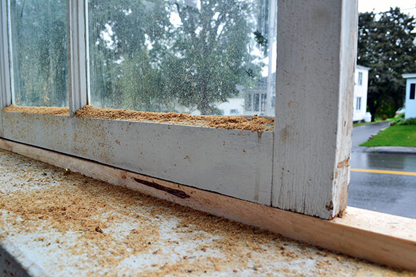 Built Up Porch Window Sill