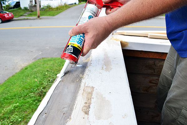 Installing Porch Window Sill