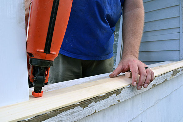 Installing Porch Window Sill