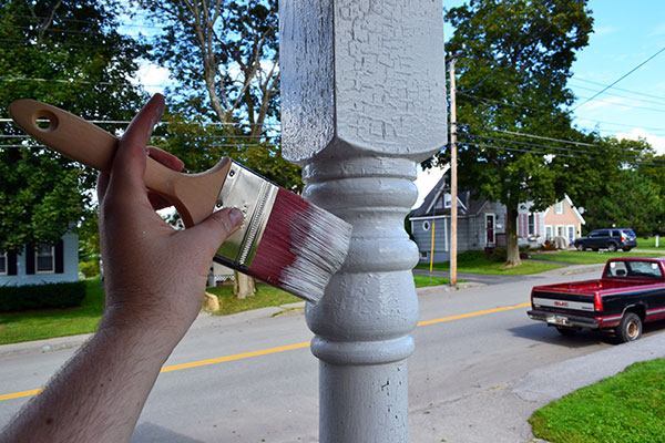 Painting Porch Columns