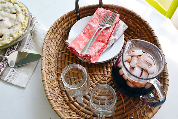 Serving Pie And Tea In A Refreshed Dining Room