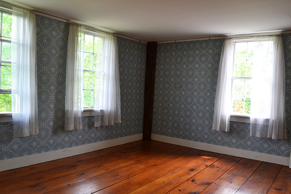 Vermont Country Home Before Blue Bedroom