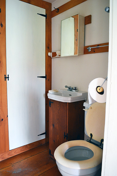 Vermont Country Home Before Guest Bathroom