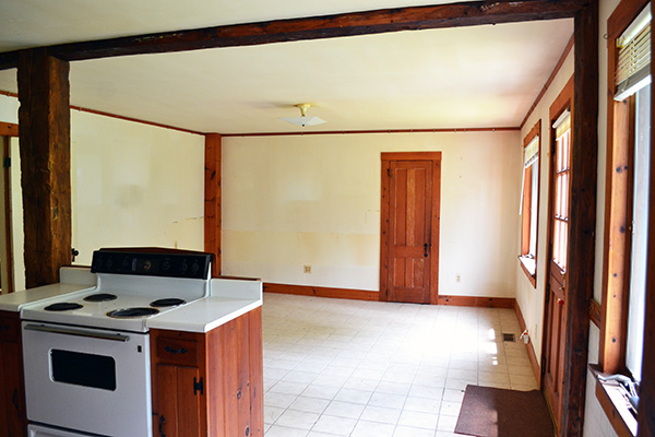 Vermont Country Home Before Kitchen