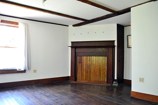 Vermont Country Home Before Living Room