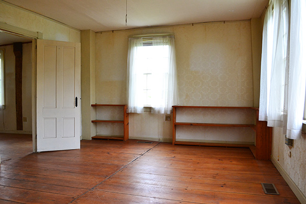 Vermont Country Home Before Master Bedroom