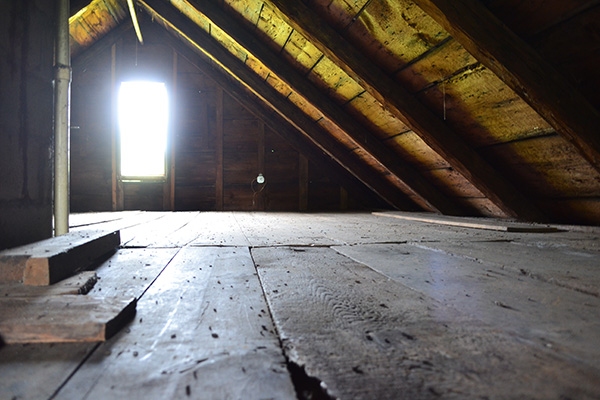 Vermont Country Home Before Walk Up Attic