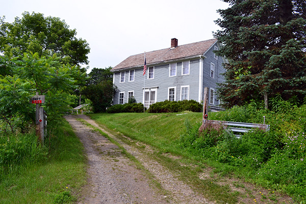 Driveway Leading Up To Our Vermont Country Home