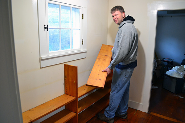 Removing The Built In Bookcase