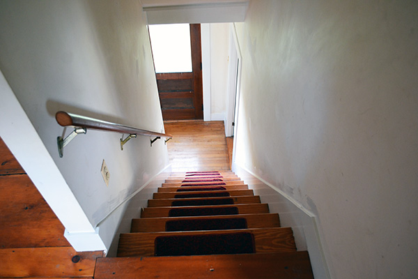 Trim Painting In The Staircase