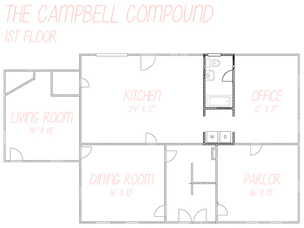 Campbell Compound 1st Floor Bathroom Layout Version 1