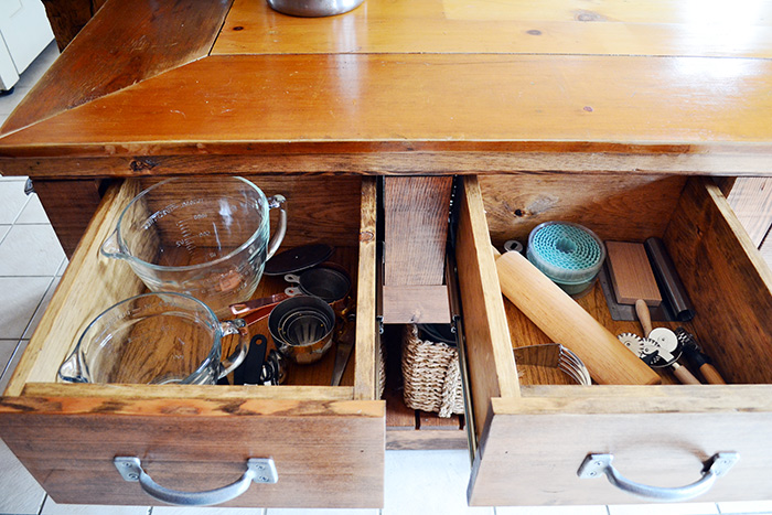 Kitchen Island Storage Drawers Five And Six