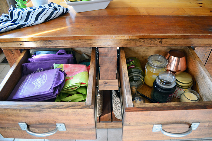 Kitchen Island Storage Drawers One And Two