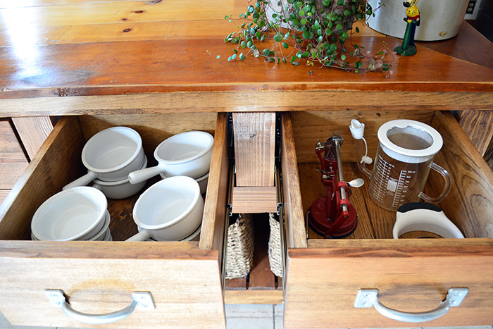 Kitchen Island Storage Drawers Three And Four