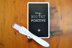 Expecting baby campbell with my big fat positive pregnancy test