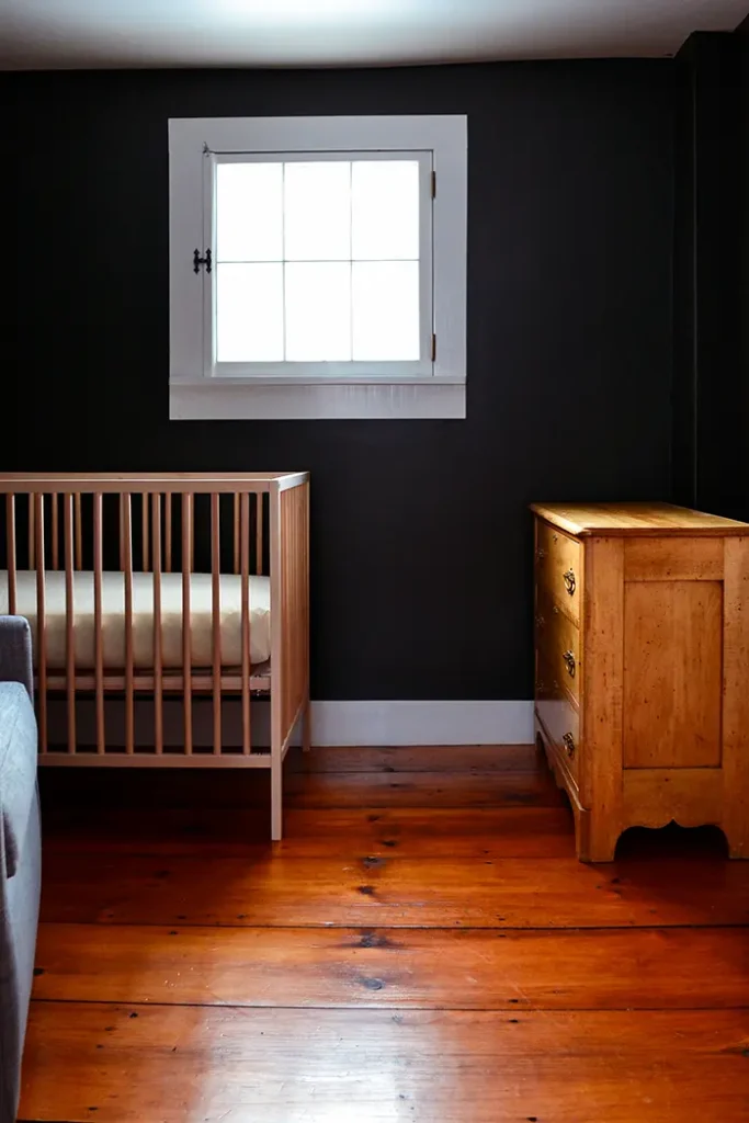 Small nursery layout with less than 80 square feet of space