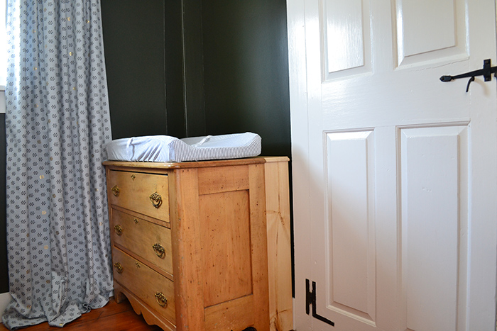 Extending a dresser for a nursery changing pad