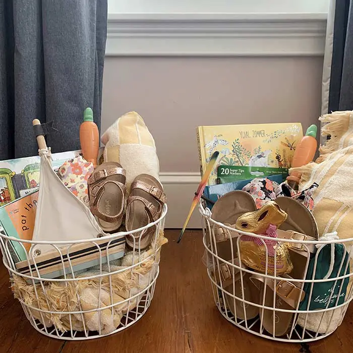 Minimalist Easter Basket Ideas - Angie's Roost