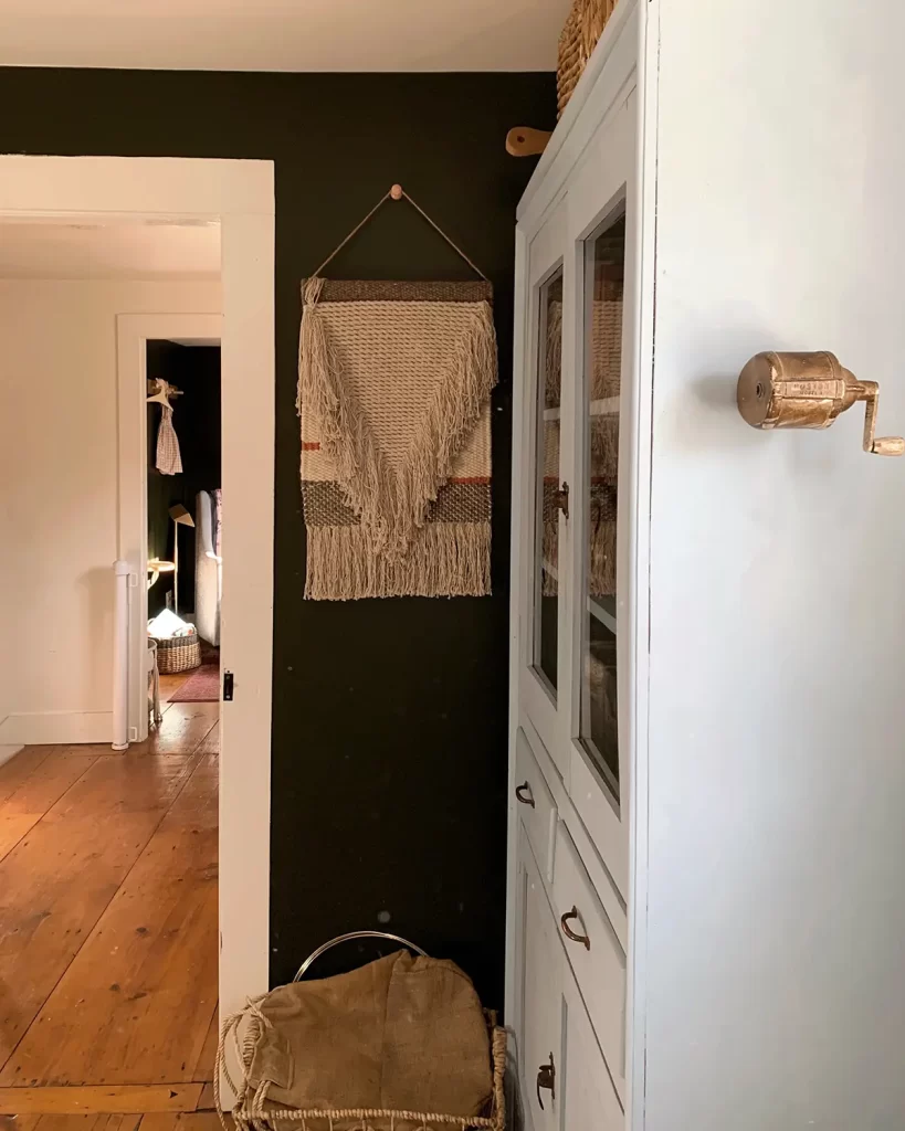 Craft cabinet storage and vintage pencil sharpener