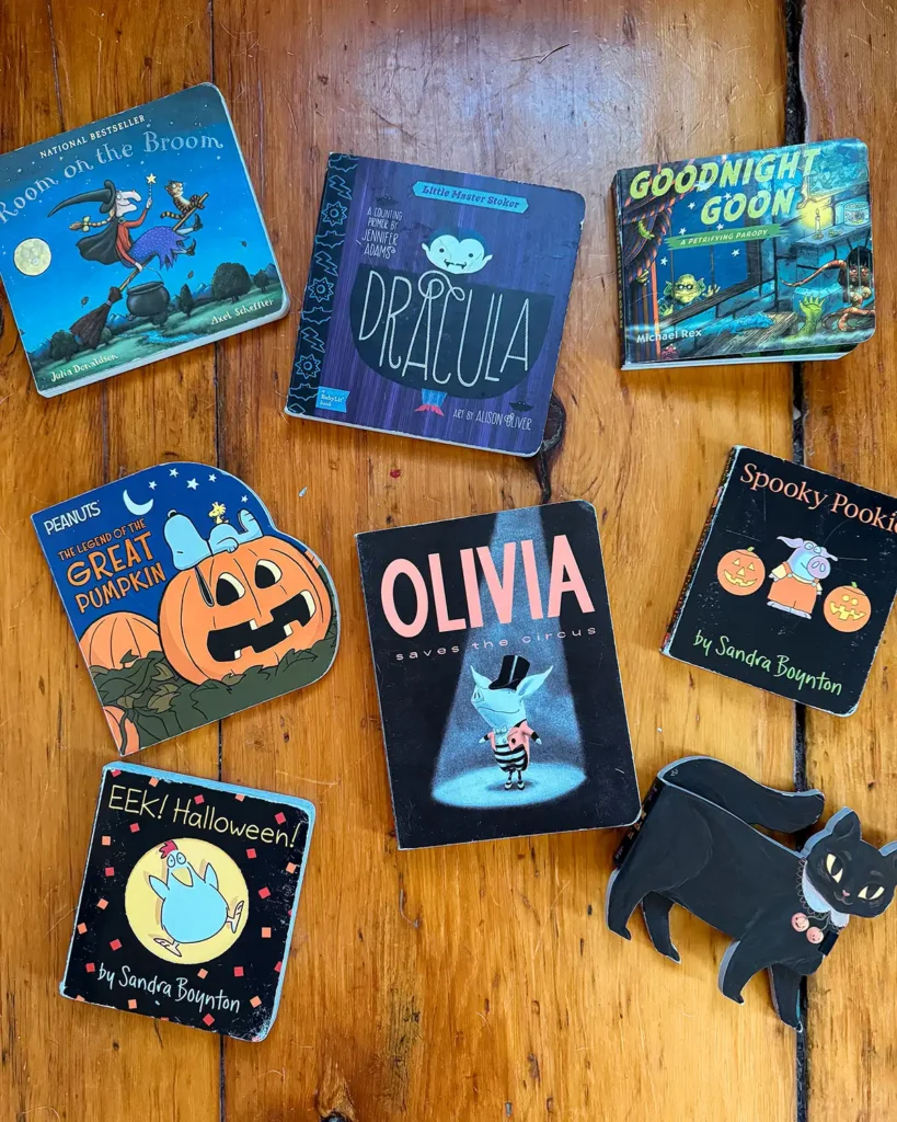 Halloween board books for young kids