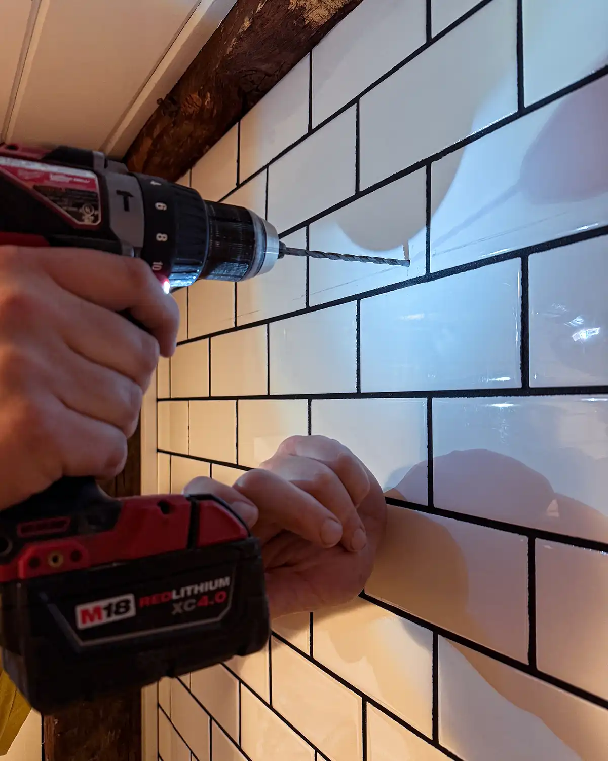 Drilling ceramic tile discount